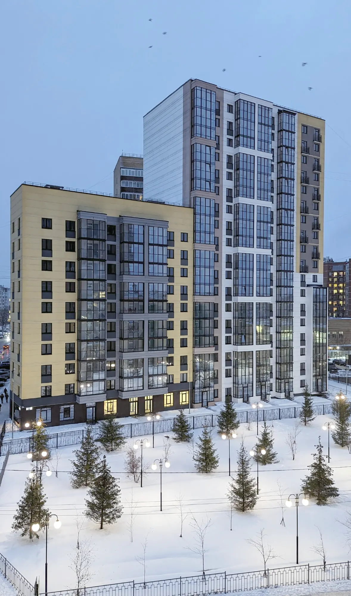 Многоквартирный жилой дом со встроенными помещениями общественного назначения по ул. М. Горького, 86 в г. Перми