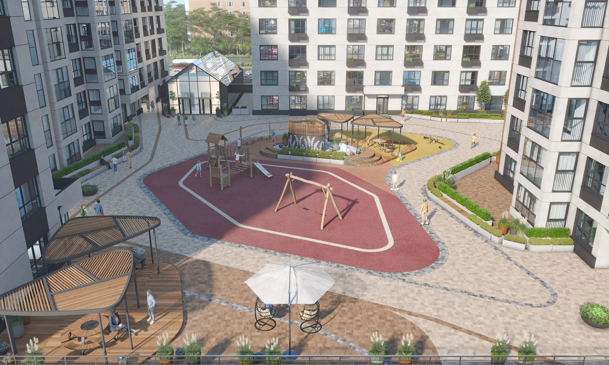 Многофункциональный жилой комплекс «Грин Парк» по проспекту Парковый, 56 в г. Перми