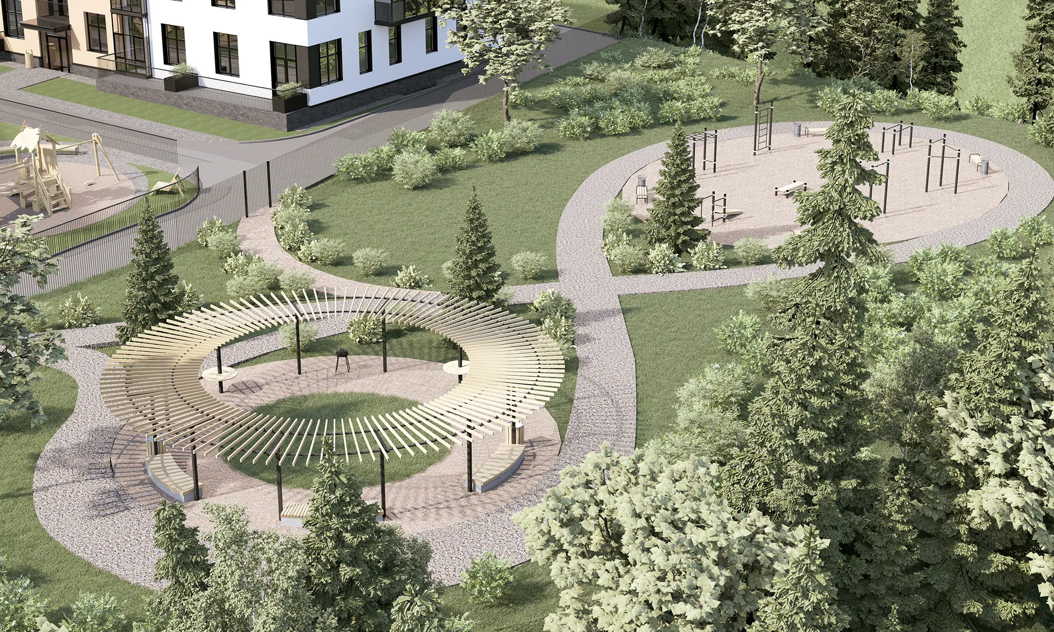 Проект благоустройства набережной у Андроновского пруда.