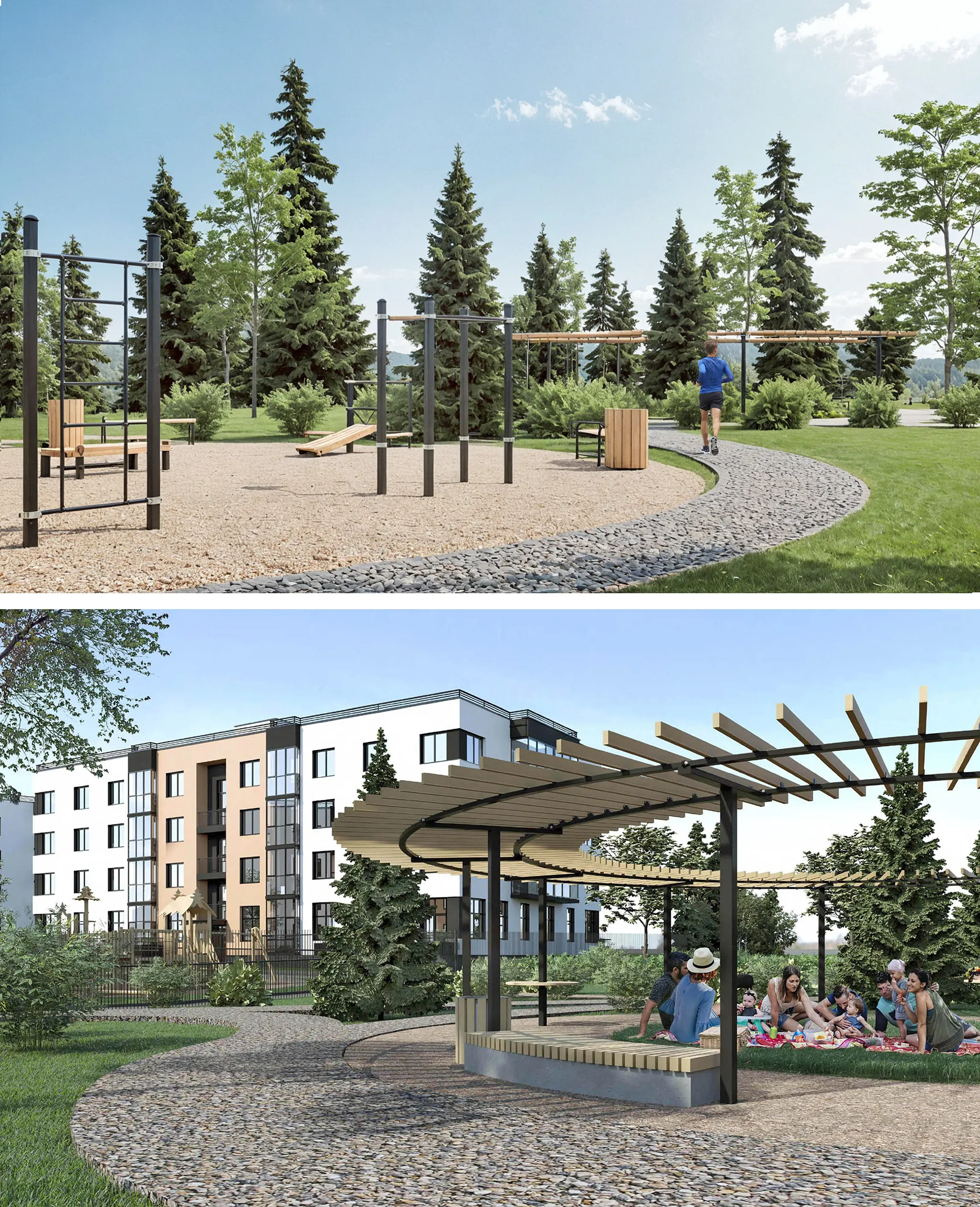 Проект благоустройства набережной у Андроновского пруда.