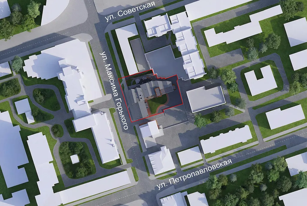 Многоквартирный жилой комплекс с помещениями общественного назначения «Туле» г. Пермь, ул. Максима Горького, 14.