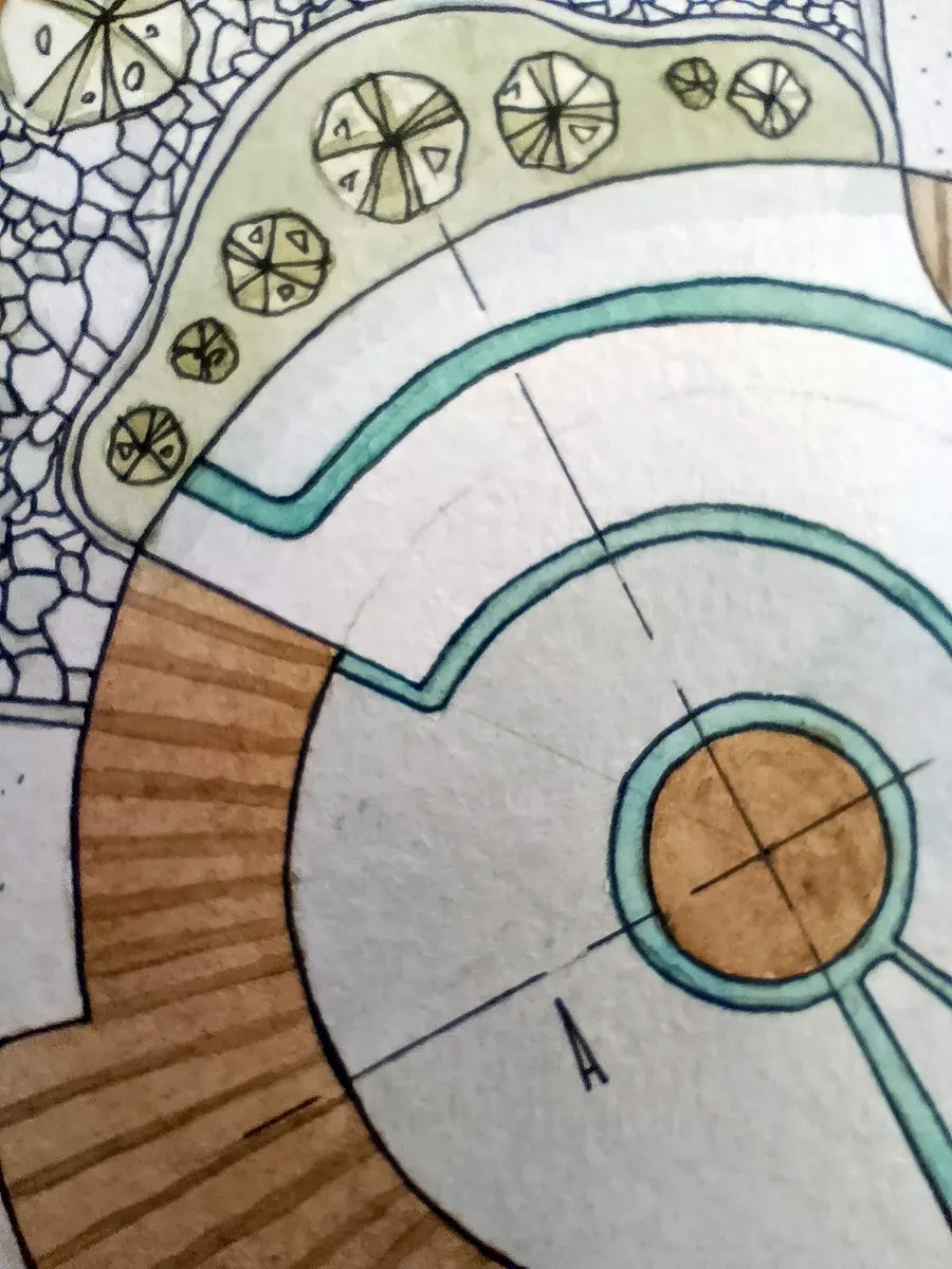 Объёмно-пространственный элемент в архитектурной среде «Трон»(Орджоникидзевский район г. Перми, Лёвшино)