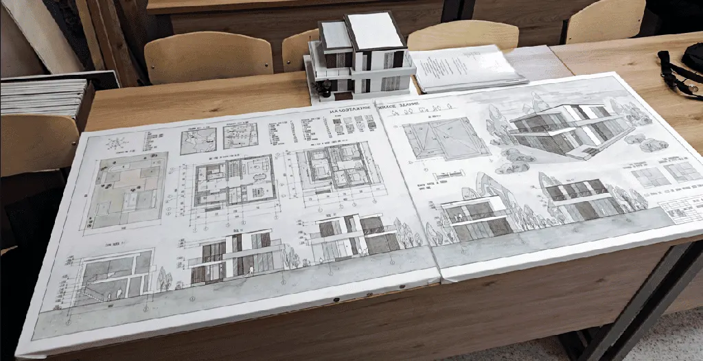 Малоэтажное жилое здание в г. Пермь, мкр. Январский