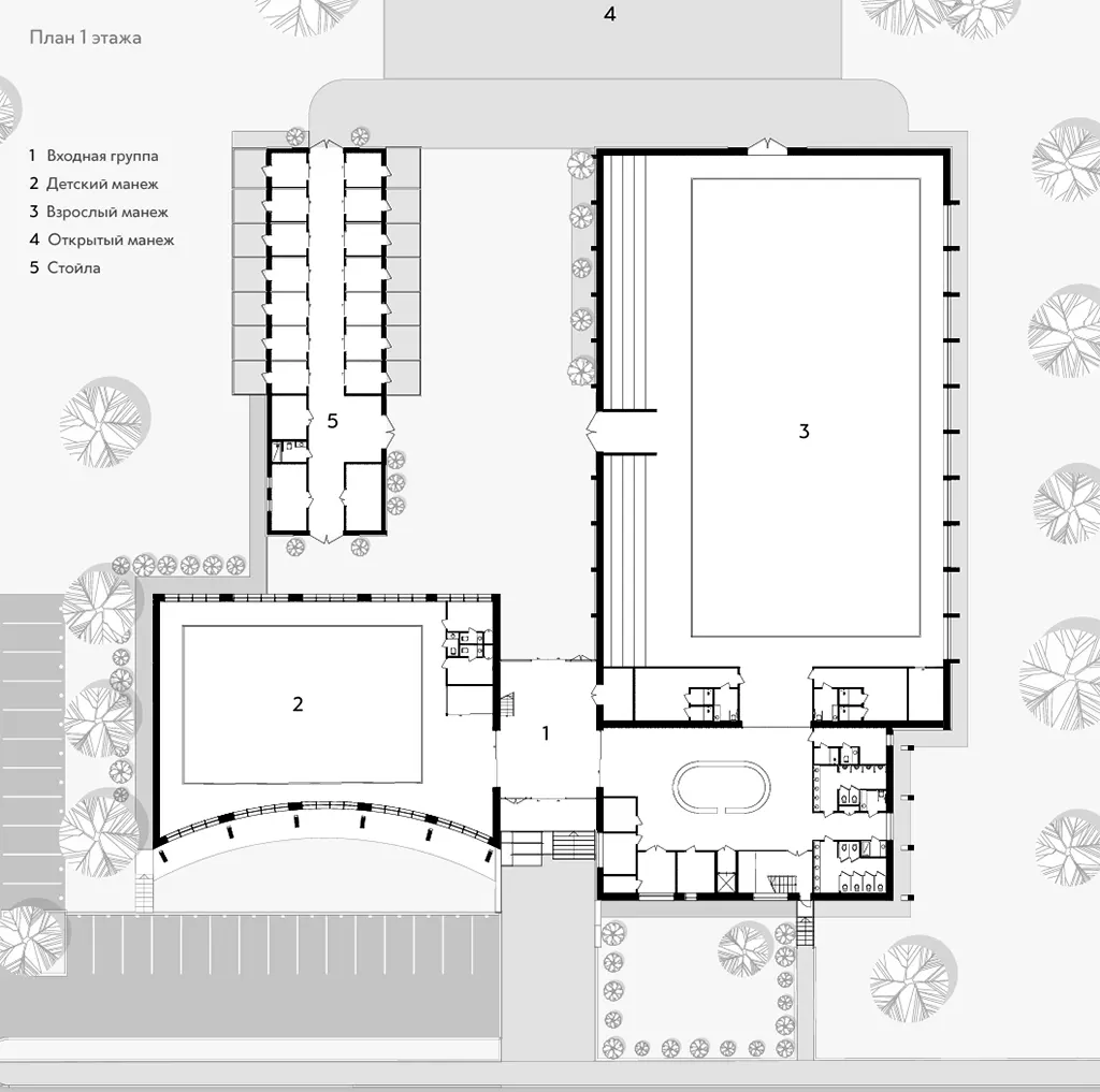 Конноспортивный манеж в г.Перми