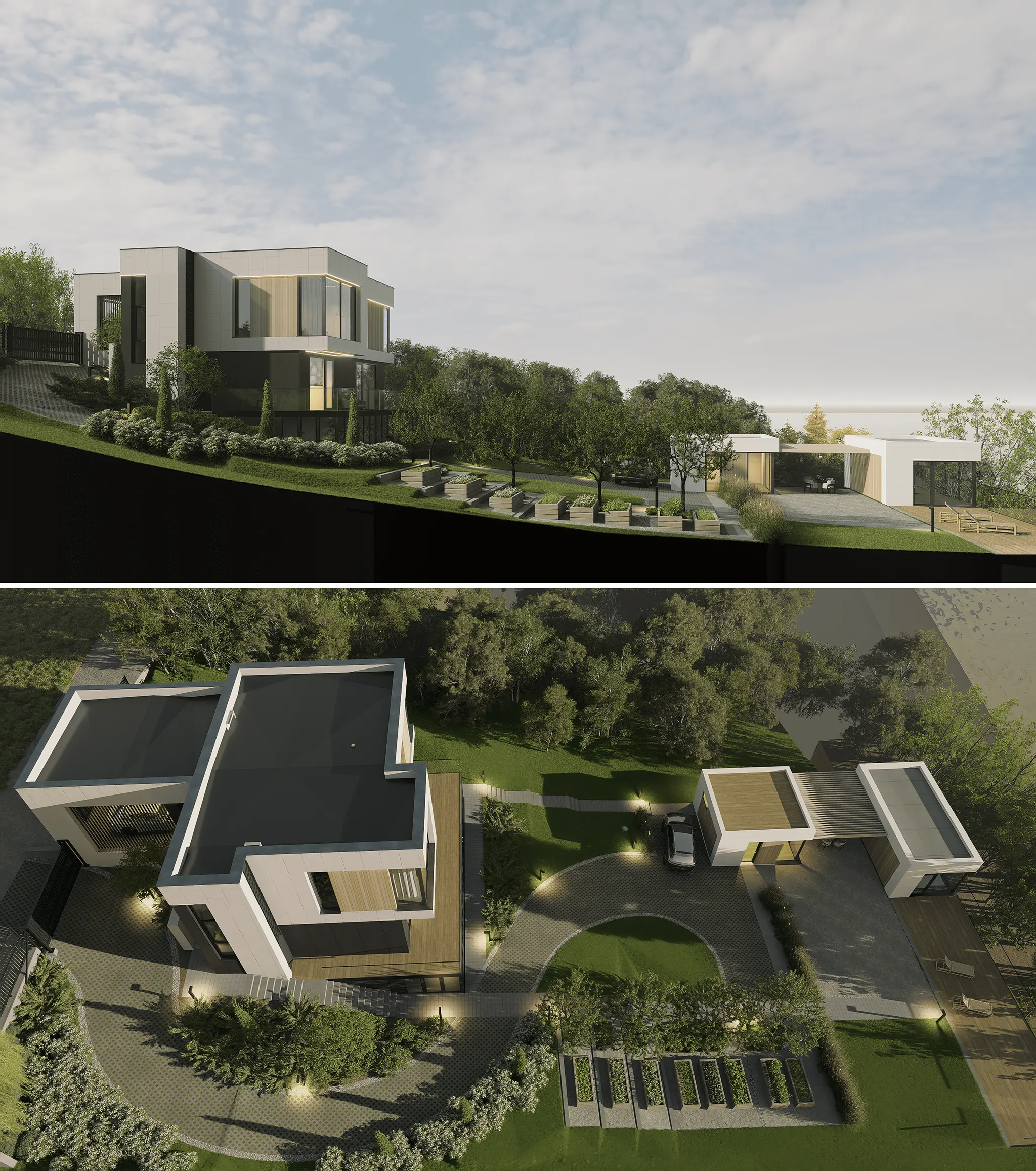 Коттедж на склоне премиум класса в г Перми.