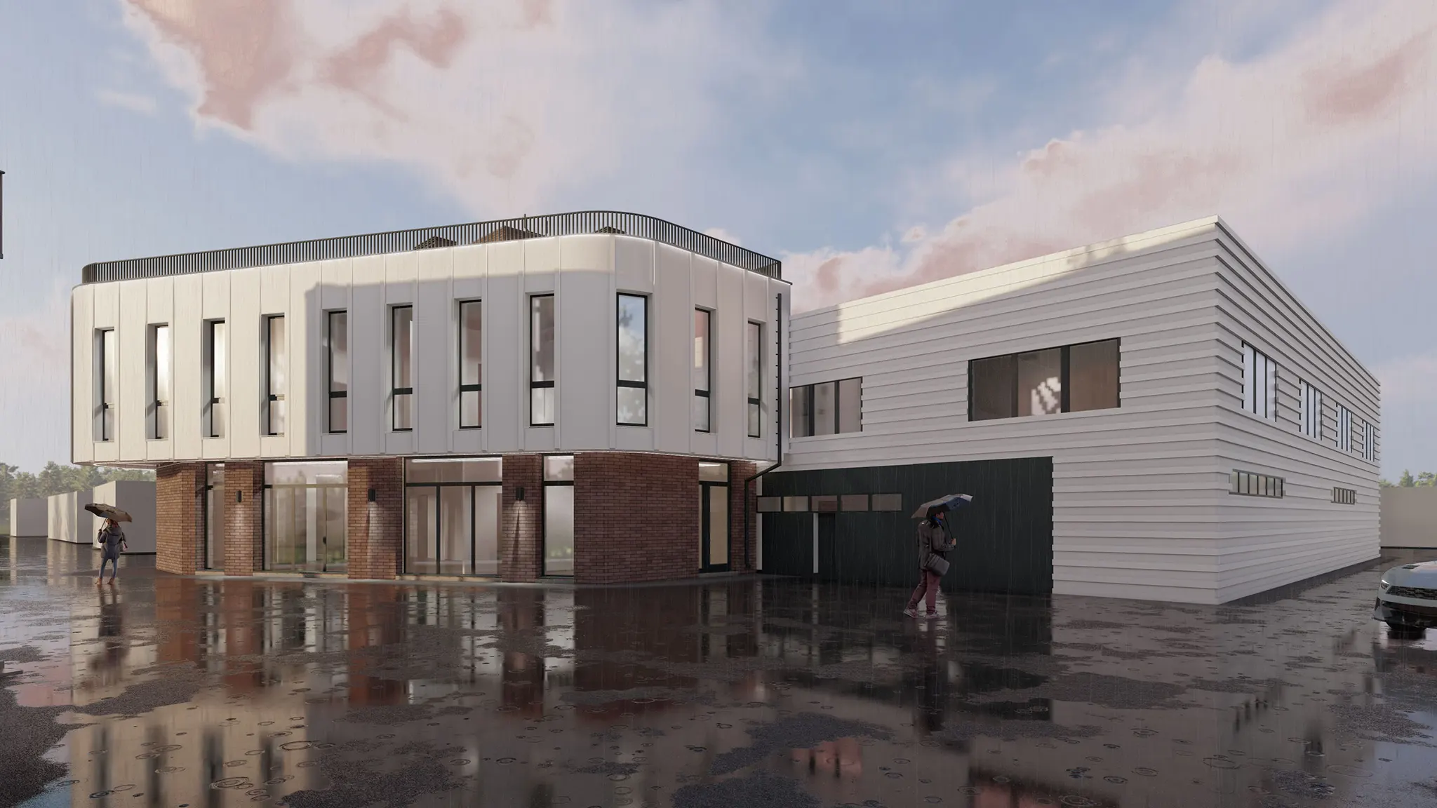 Административно-бытовое здание в г. Перми