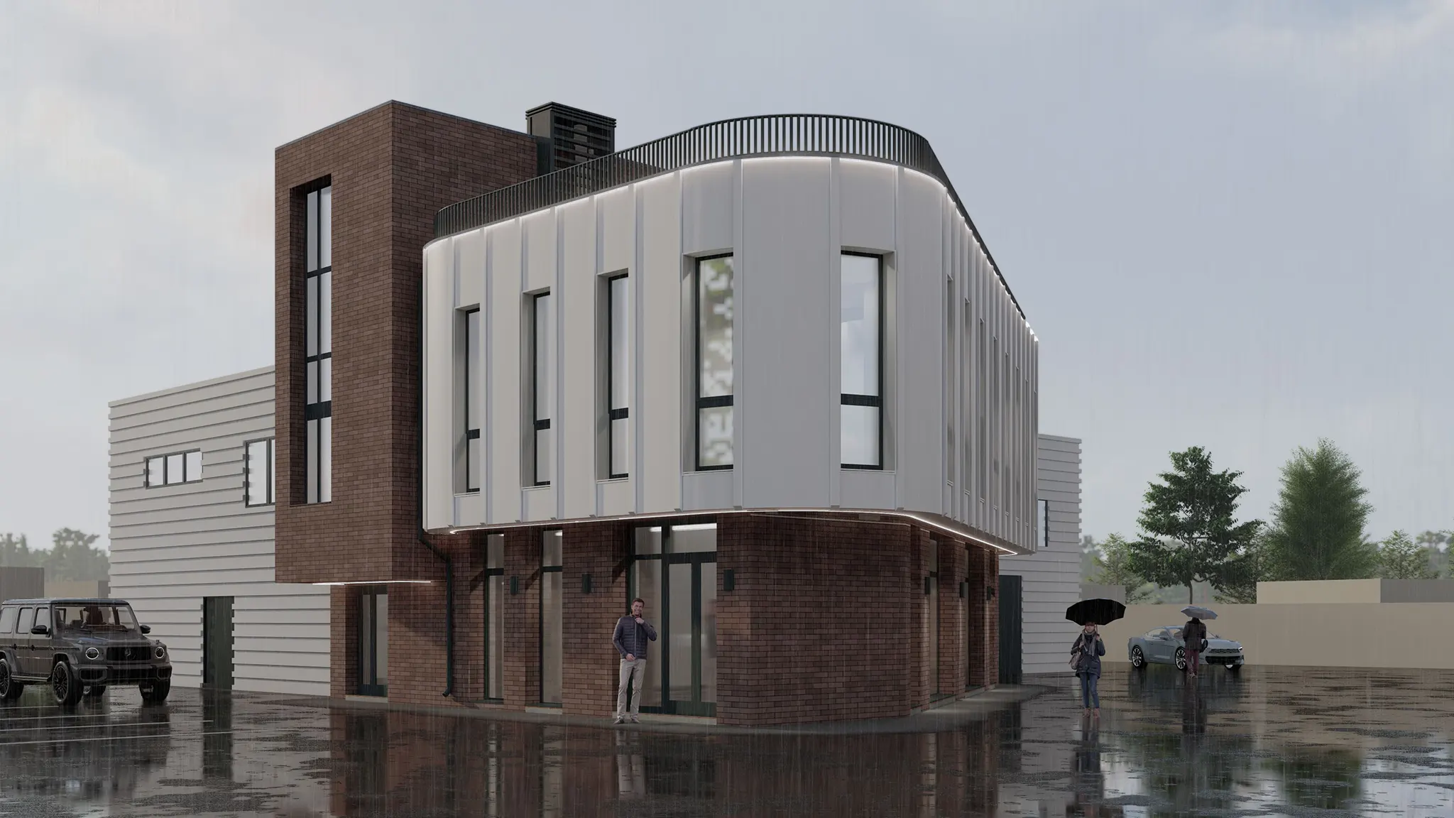 Административно-бытовое здание в г. Перми