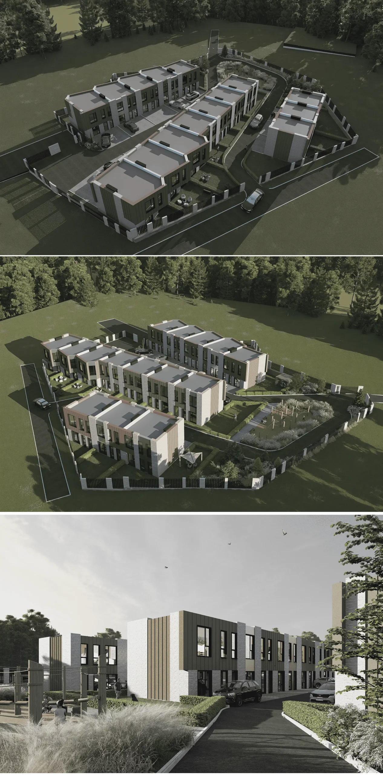 Блокированные дома в г Перми.