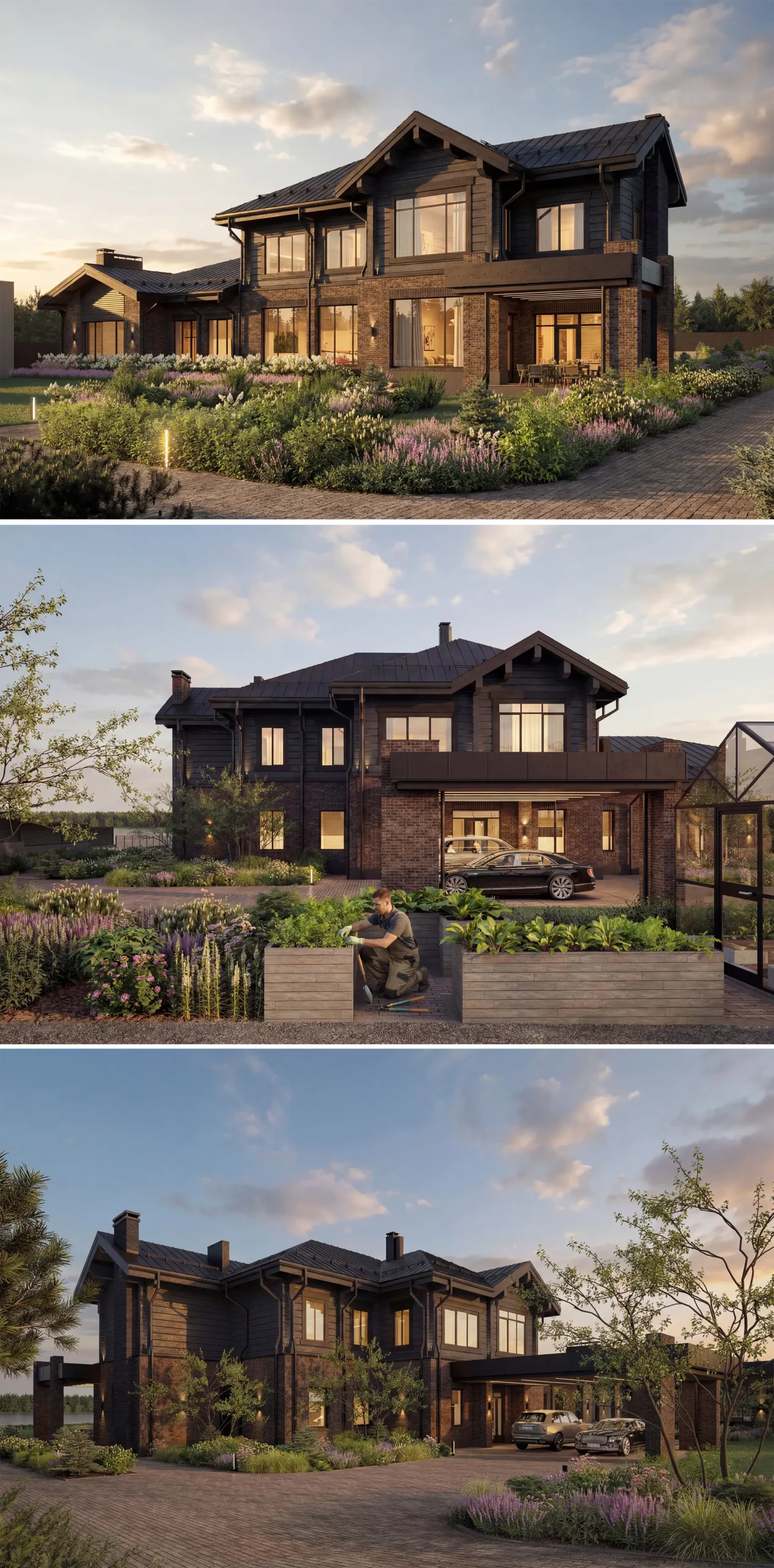 Коттедж премиум класса 1000 кв.м. на берегу реки Чусовая.