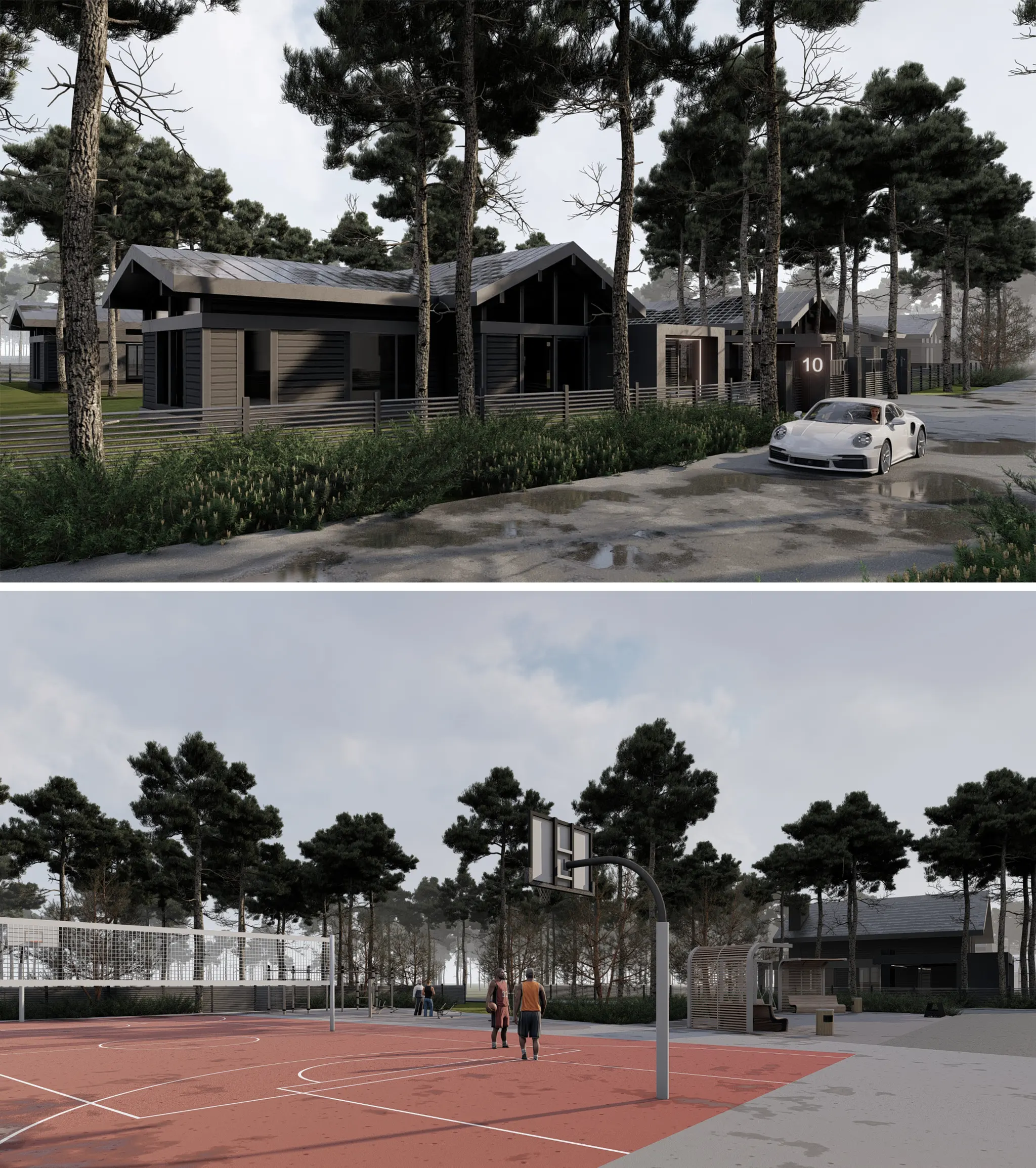 Коттеджный поселок премиум класса в Пермском крае.