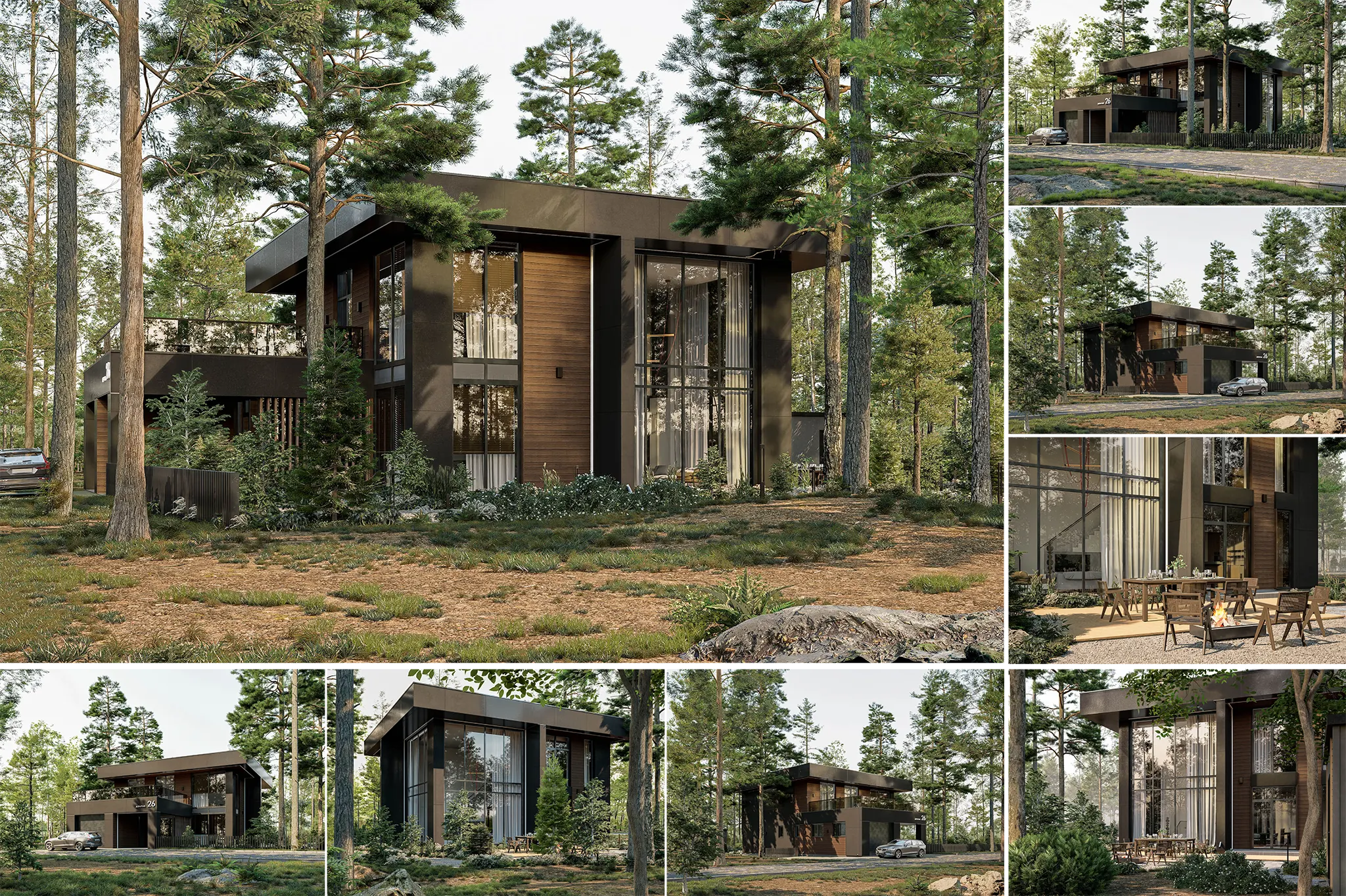 Коттедж премиум класса в городе Перми.